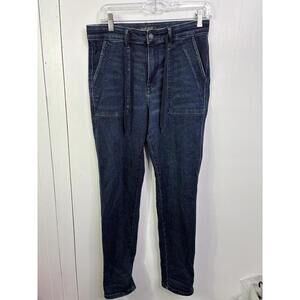 Judy Blue Jeans Womens 27 Jogger Dark Wash High Rise Modest Office Casual
